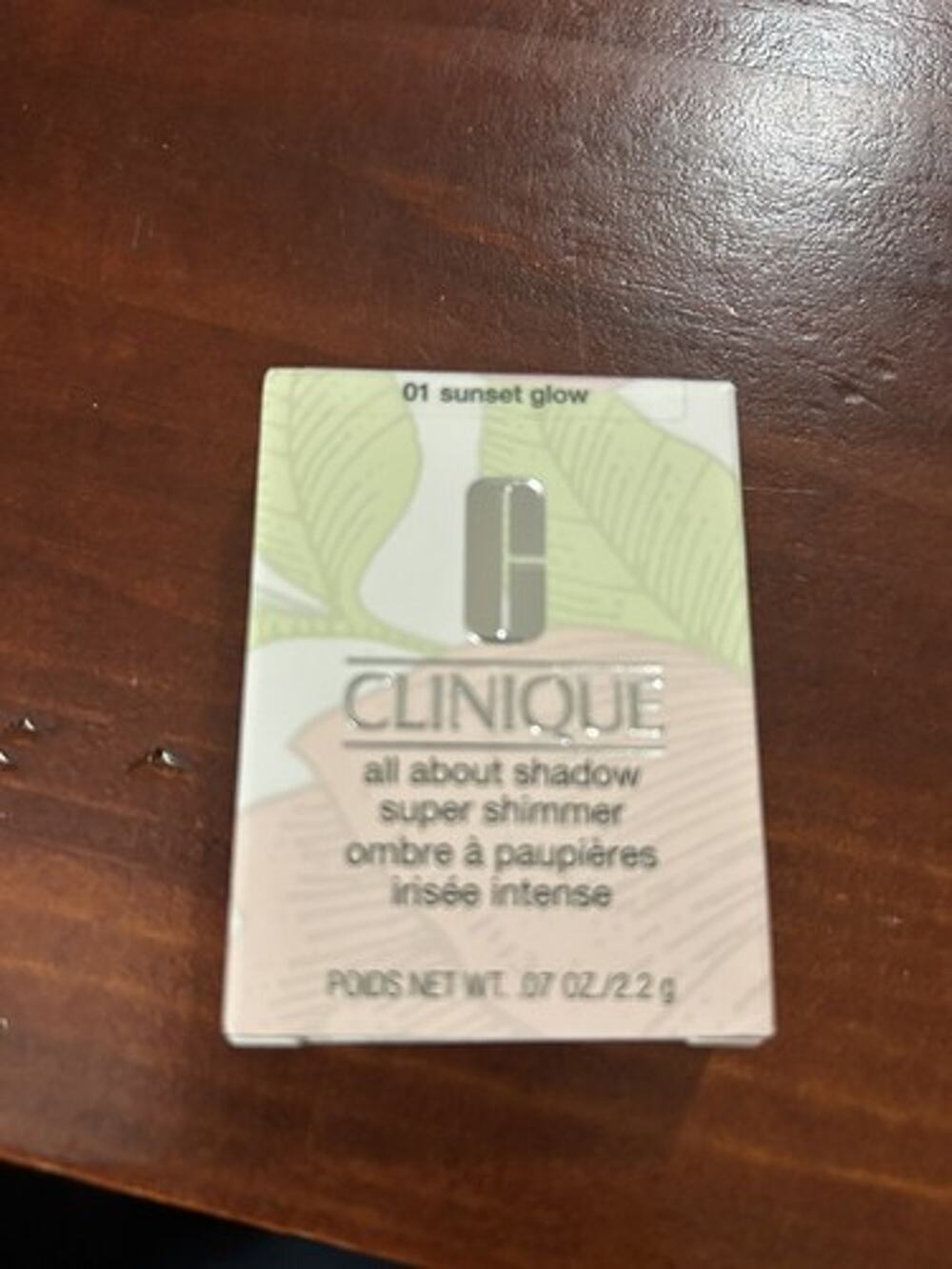 Clinique all about shadow Super Shimmer 01 Sunset Glow